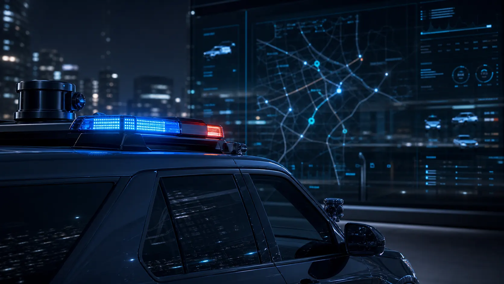 Smart Police Vehicle Patrol and Control System